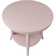 thumbnail image 5 of Roundhill Furniture Perth Contemporary Round End Table with Shelf, 5 of 5