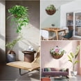 thumbnail image 4 of serony Hanging Basket Non-woven Coco Liner Planter Inserts Planting Flowers 35cm, 4 of 9