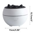 thumbnail image 3 of Diffuseur d'Aromathérapie avec Flamme Simulée Réservoir 360 ml Brouillard Ultrasonique 5 W pour Maison Bureau Cadeau, 3 of 3