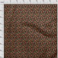 thumbnail image 3 of oneOone Silk Tabby Brown Fabric Fruits Craft Projects Decor Fabric Printed By The Yard 42 Inch Wide, 3 of 3