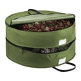 thumbnail image 2 of Contenant de Rangement pour Couronnes, Sacs de Rangement Empilables pour Couronnes de Noël avec Fermeture Éclair et Poignées, Support de Rangement pour Couronnes des Fêtes, 2 of 5