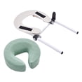 thumbnail image 3 of lionlar Massage Table Face Down Pillow Comfort Practical Premium Face Cradle Cushion Green, 3 of 9