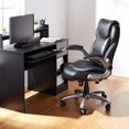 thumbnail image 2 of Ergonomic Office Chair  -Back Bonded Leather with Flip-Up Arms and Lumbar Support, 2 of 6