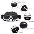 thumbnail image 2 of GHSDFBB Motorcycle Goggles, ATV Dirt Bike Off Road Racing Riding Goggle, Anti-Scratch UV400 Eyewear Cycling Motocross, 2 of 7