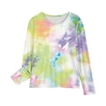 thumbnail image 5 of WRKEKC Chemises à Manches Longues pour Filles, T-Shirts à Manches Longues pour Filles, Chemises à Manches Longues à Imprimés pour Filles Jolis Chandails Ras du Cou Blouses Habillées Décontractées Vêtements, 5 of 5