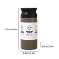 thumbnail image 3 of TIMIFIS Kitchen Gadgets Stainless Steel Cup Coffee Thermal Mug Multi-Color Optional Spray Plastic 304 Stainless Steel Mug Portable Car Carrying Coffee Mug Student Walking Mug Kitchen & Dining, 3 of 6