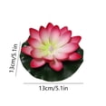 thumbnail image 3 of EGNMCR Water Sensing Lotuse Pool Lamp Floating Lotuse Pool Lamp Water Sensing Floating Pool Lamp LED Floating Solar Pool Lamp Diwali Festival Blessing River Lantern Solar light, 3 of 6