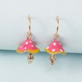 thumbnail image 3 of XZNGL Creative Dreamy Cute Little Fungus Oil Drop Earrings Colorful Plant Ear Studs, 3 of 9