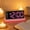 Pink_hot12641, variante sur Grande Horloge Murale Numérique à DEL avec Horloge, Calendrier, Température, Affichage à Intensité Réglable, Multicolore