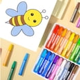 thumbnail image 4 of Hexagon Oil Pastels Set for Artists, Smooth Multicolor Drawing Sticks, Professional Grade Blending Wax Crayons for Creative Projects, 4 of 8