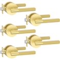 thumbnail image 1 of Poignées de Porte Mates Intérieures Moletées Intimité Poignées de Porte Levier de Porte Robuste pour Chambre Ou Salle de Bain Réversible Sans Clé pour Portes Gauche Droite AM, 1 of 6
