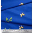 thumbnail image 3 of Soimoi Blue Cotton Poplin Fabric Insect & Tree Panel Fabric Prints by Yard 56 Inch Wide, 3 of 3