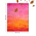 thumbnail image 3 of Qisvanset Minimalist Sunset Ocean Canvas Print 12x16 Inch Kitchen Hotel Art, 3 of 8