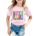 thumbnail image 1 of HNMKIU T-Shirt Décontracté à Manches Courtes pour Filles, Imprimé Tendance, Col Rond, Confortable et Ample pour un Usage Quotidien, 1 of 4