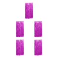 thumbnail image 2 of Wweixi Customized Fringe Curtain For Exquisite Anniversary Party Decorations Luster Rose Red 5Set, 2 of 4