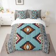 thumbnail image 2 of Erosebridal Aztec Bedding Queen Size for Adult, Rustic Bear Bedding Sets Queen Size, Geometric Stripe Decor, 7pcs, 2 of 5