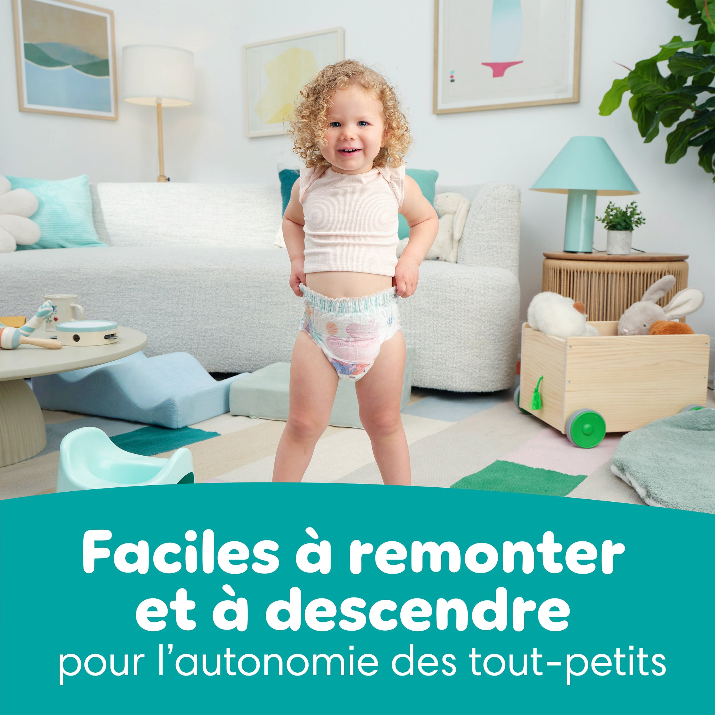 Pampers Easy Ups Training Underwear Peppa Pig Size 6 (4T5T), 104 Count