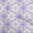 thumbnail image 1 of oneOone Georgette Viscose Violet Fabric Asian Tile Traditional Sewing Craft Projects Fabric Prints By Yard 42 Inch Wide, 1 of 4