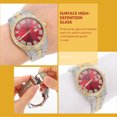 thumbnail image 2 of Men Watch Diamond-encrusted Design Wrist Watch Decorative Wrist Watch Ornament, 2 of 7