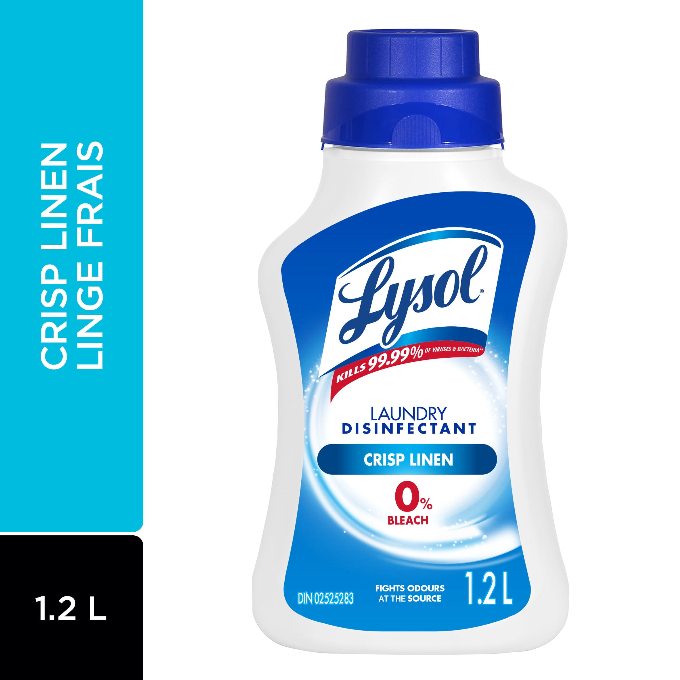 Lysol Laundry Disinfectant, Crisp Linen, 0% Bleach, Eliminates