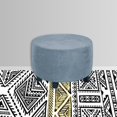 thumbnail image 3 of Round Ottoman Footrest Covers for Diameter 48-55 Gray Blue (Only Cover Not Chair), 3 of 7