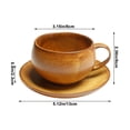 thumbnail image 2 of Eoozwa Coffee Cups Plates Heat Proof Ceramic Breakfast Cups High Appearance Value Exquisite Cups Household Coffee Cups, 2 of 6
