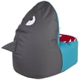 thumbnail image 2 of Gouchee Home Shark Brava Bean Bag Chair – Water-Repellent Fabric with Polystyrene Bead Filling, Suitable for Kids and Teens, Lightweight & Portable Seating for Bedroom, Playroom or Living Room, 2 of 6