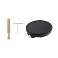 thumbnail image 1 of jifeng Electric Crepe Machine Pancake Griddle Adjustable Temperature Control Portable Crepe Pan Nonstick for Tortillas Pancakes Eggs, 1 of 9
