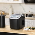thumbnail image 2 of HOMCOM Portable Ice Maker Countertop, Ice Maker Machine, Black, 2 of 10