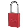 thumbnail image 1 of Cadenas de Sécurité Porte-Clés avec Manille de 1,5 Po&44; Rouge - Pack de 6, 1 of 1