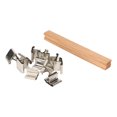 thumbnail image 4 of Wood Candle Wicks, Degradable Wood Log Smokeless Wooden Candle Wicks With Base For DIY Candle Making, 4 of 8
