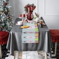 thumbnail image 1 of Yhmxh Table Runner,Table Cloth Easter Bunny Eggs Polyester Cotton Printed Table Flag Table Decoration Desk Mat, 1 of 5