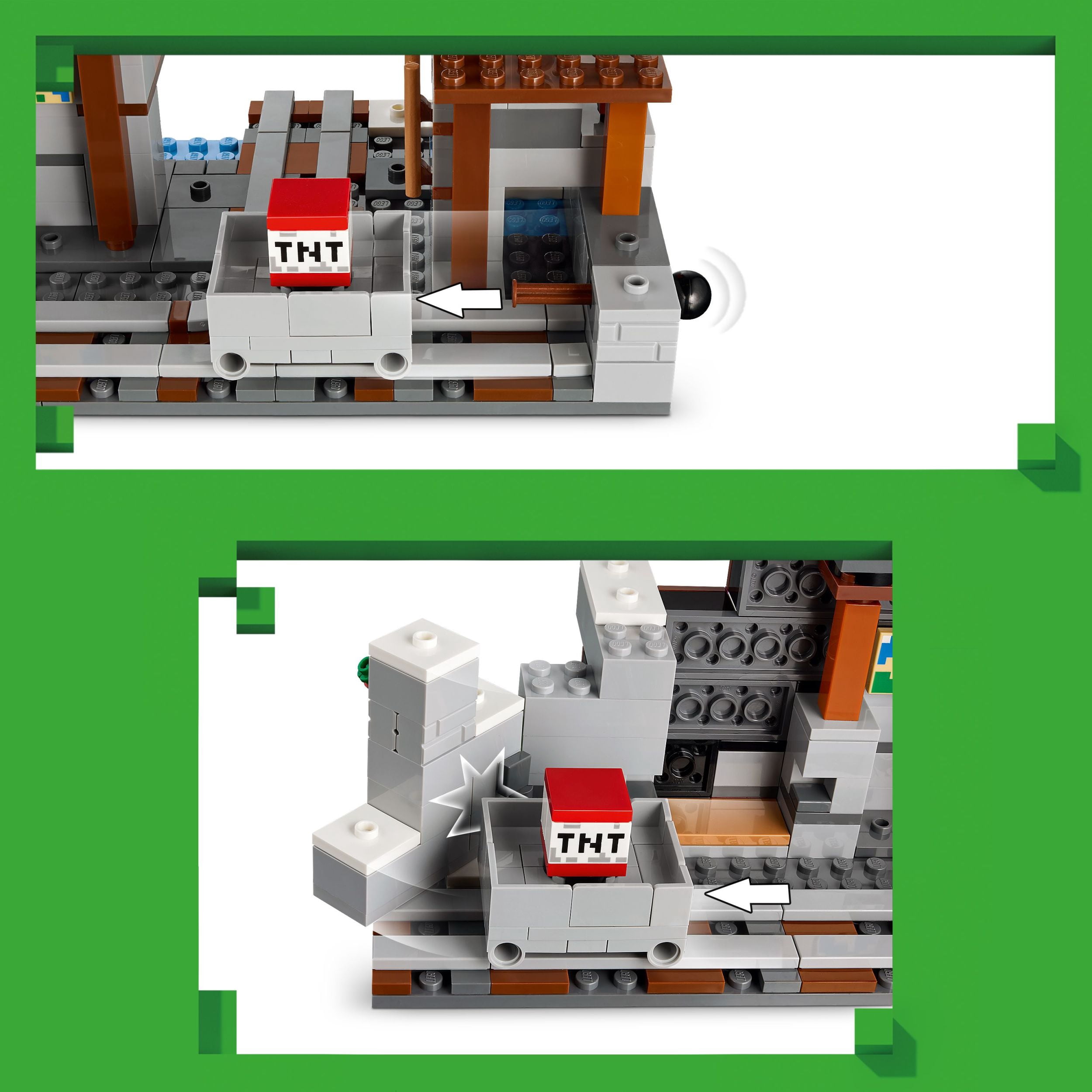 LEGO Minecraft the Pickaxe Mine Kids Toy - Building Set for Boys and Girls - Minecraft Toy for Gaming Fans 8+ - Includes Alex, Miner, and Stray Spider Jockey Minifigure - Birthday Gift Idea - 21277