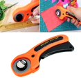 thumbnail image 2 of Rotary Cutter, Easy Blade Change, Comfortable Handle, Titanium Coating, Orange, 2 of 5