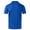 Blue, variant on CFLVAEK Women's Business Shirts 3 Button Short Sleeve Summer Tops Dressy Work Collared Formal Tee