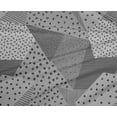 thumbnail image 4 of oneOone Polyester Lycra Light Gray Fabric Triangle Geometric Fabric For Sewing Printed Craft Fabric By The Yard 56 Inch Wide, 4 of 4