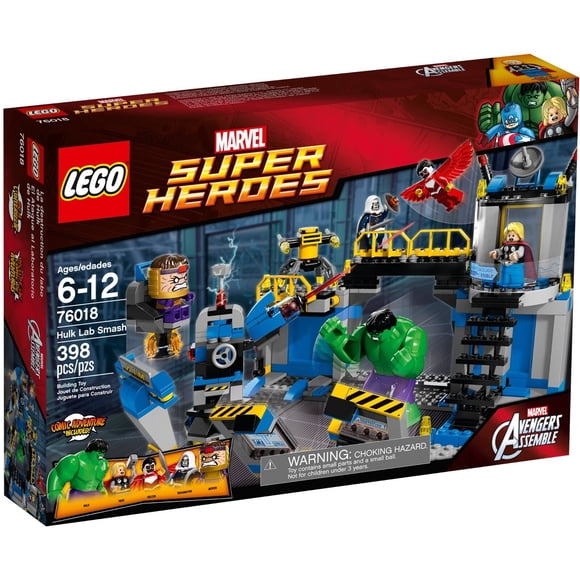 LEGO Marvel Super Heroes 76018 Avengers Hulk Laboratoire Fracassé Neuf Scellé Ensemble de Construction
