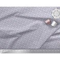 thumbnail image 2 of Soimoi Blue Poly Georgette Fabric Artistic Leaf & Floral Print Sewing Fabric Yard 52 Inch Wide, 2 of 5