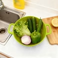 thumbnail image 1 of Small Colander Set for Fruit and Vegetable Rinse — Mini 75in Food Strainer with Double Handles for Pasta Fresh Produce and Kitchen Use, 1 of 4
