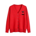 thumbnail image 1 of Cardigan pour Femmes, Cardigan Décontracté à Col, Manches Longues, Grande Taille, Surdimensionné, Tricoté, Extérieur, Cardigans pour Femmes, 1 of 5
