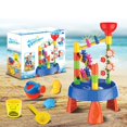 thumbnail image 4 of Table de Jeu pour Sable et Eau, Table de Bac à Sable pour Enfants, Ensemble de Jouets de Plage pour Utilisation Intérieure et Extérieure, 4 of 7