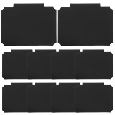 Miangastore 10pcs Blackboard Label Clip Supermarket Shelf Price Label Clip Erasable Chalkboard Label