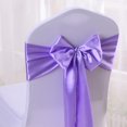 thumbnail image 2 of 10Pcs Chair Sashes Satin Chair Cover Bands For Wedding Party Hotel Decorations, 2 of 7