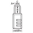 thumbnail image 4 of Master Lock 647D Combination Lock, 4 of 4