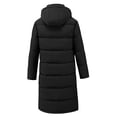 thumbnail image 3 of Mceream Men's Classic Windproof Removable Hooded Long Winter Puffer Down Coat Plus Size Outwear Chamarras Para Hombre Para El FrioBlack XL, 3 of 8