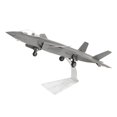 thumbnail image 4 of KLKCMS 1/72 Education Toy Building Model Kits 4D Plane Model Miniature J20 Aircraft for Gray, 4 of 8