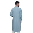 thumbnail image 4 of Atasi Kurta Traditionnel en Rayonne Imprimée à Col Mandarin pour Hommes Chemise Décontractée, 4 of 6