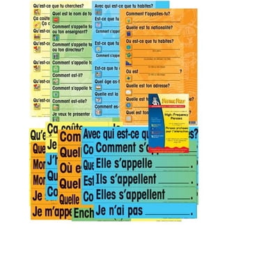 Phrases pratiques pour l'interaction pour la classe de FLS de Poster Pals