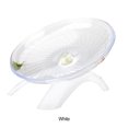 thumbnail image 4 of tredstone Roue d'Exercice en Plastique pour Hamsters Hérissons Pas de Bruit Interactif Blanc, 4 of 6