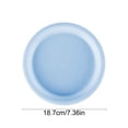 thumbnail image 3 of Birdeem Plastic Plates,Unbreakable Serving Plates,Shatterproof Snack and Dessert Plates for Kitchen,Camping,and Party Use,Lightweight and Durable Round Dinnerware, 3 of 9